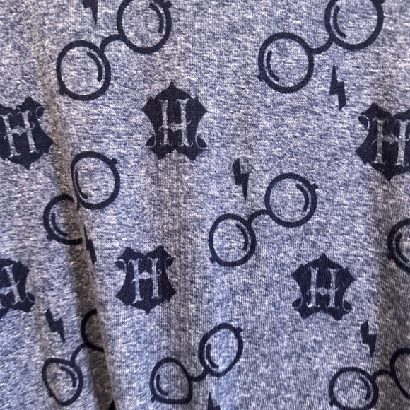 Harry Potter Wizarding World Long Sleeve Blue Top Super Soft Medium - Picture 6 of 10